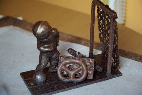 composition chocolat personnage