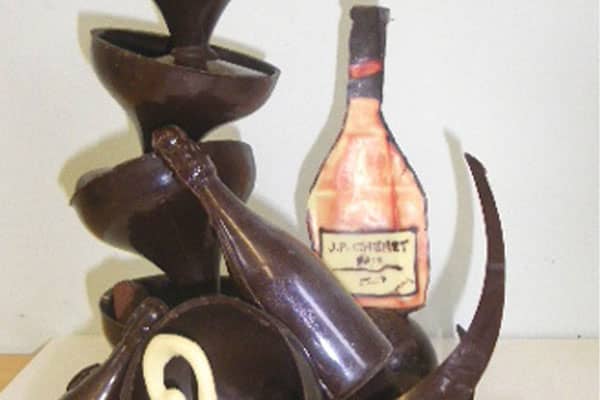 oeuf brillant chocolat